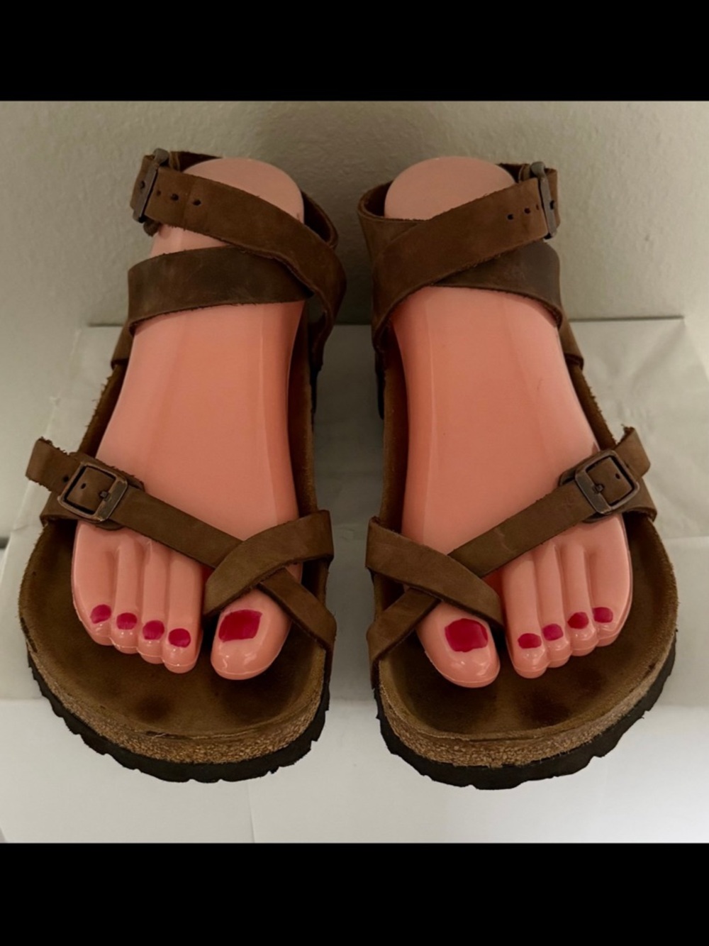 Birkenstock Brown Strappy Sandals